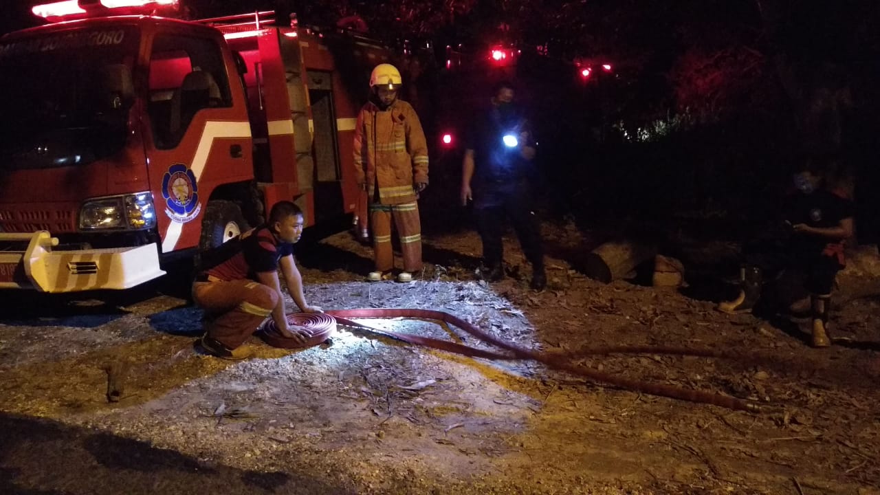 Diduga Korsleting Listrik, Rumah di Desa Belun Terbakar