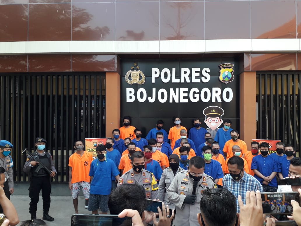 Operasi Sikat Ungkap 29 Kasus, 49 Tersangka Diamankan