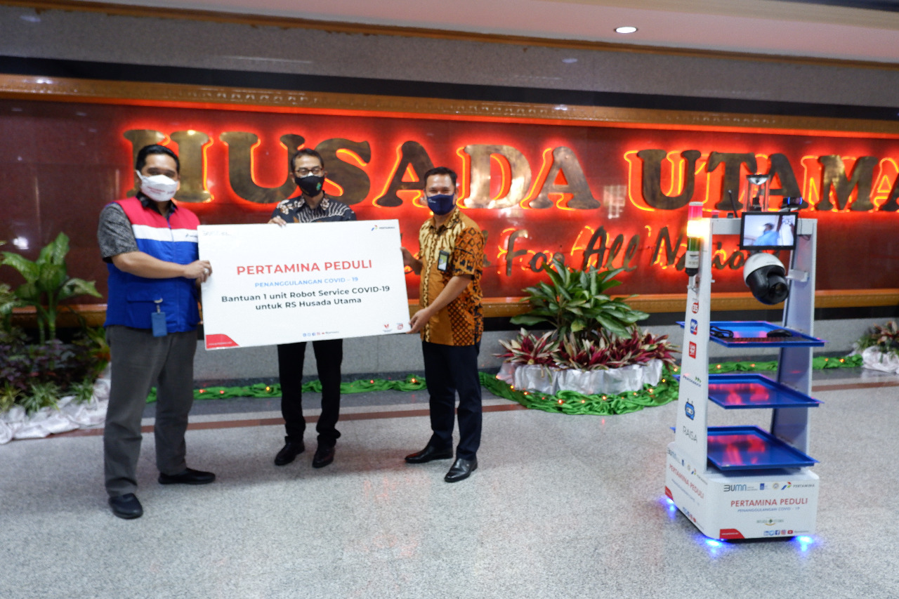 Minimalkan Paparan Covid 19 ke Nakes, Pertamina Serahkan RAISA ke RSHU