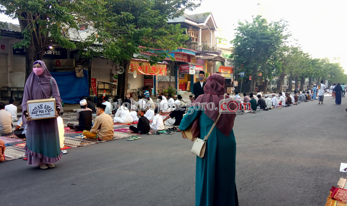 Salat Ied Masjid Agung Darrusalam Tetap Terapkan Protokol Kesehatan