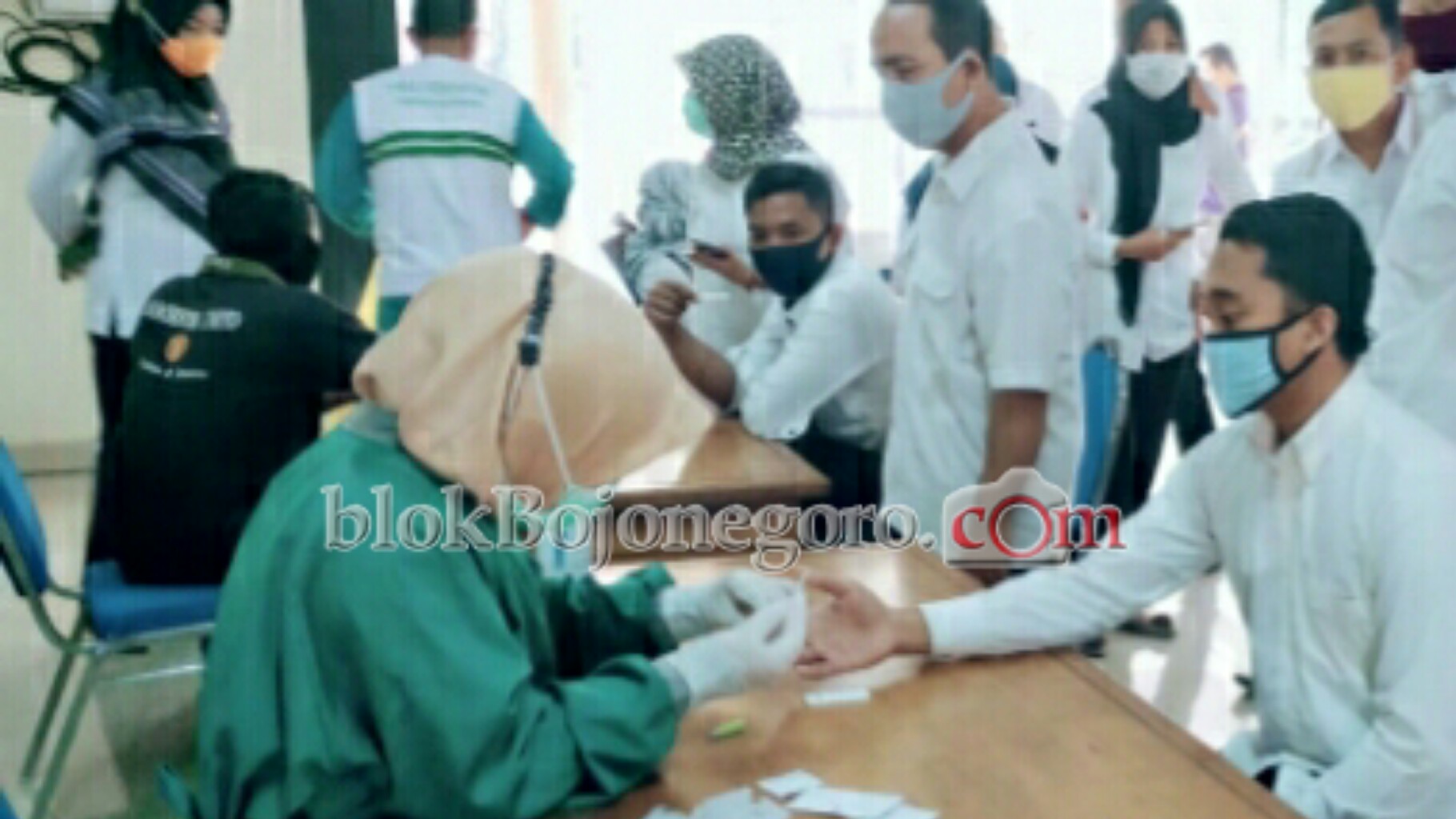 896 Pegawai dari 19 OPD di Bojonegoro Ikuti Rapid Test