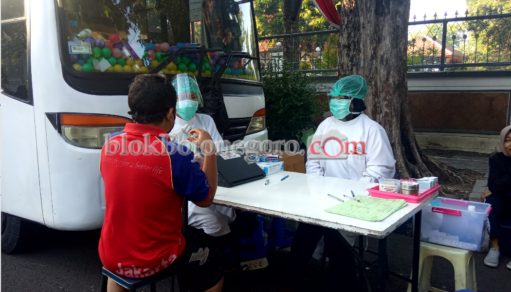 Bus Donor Darah Mulai Ramai Saat CFD