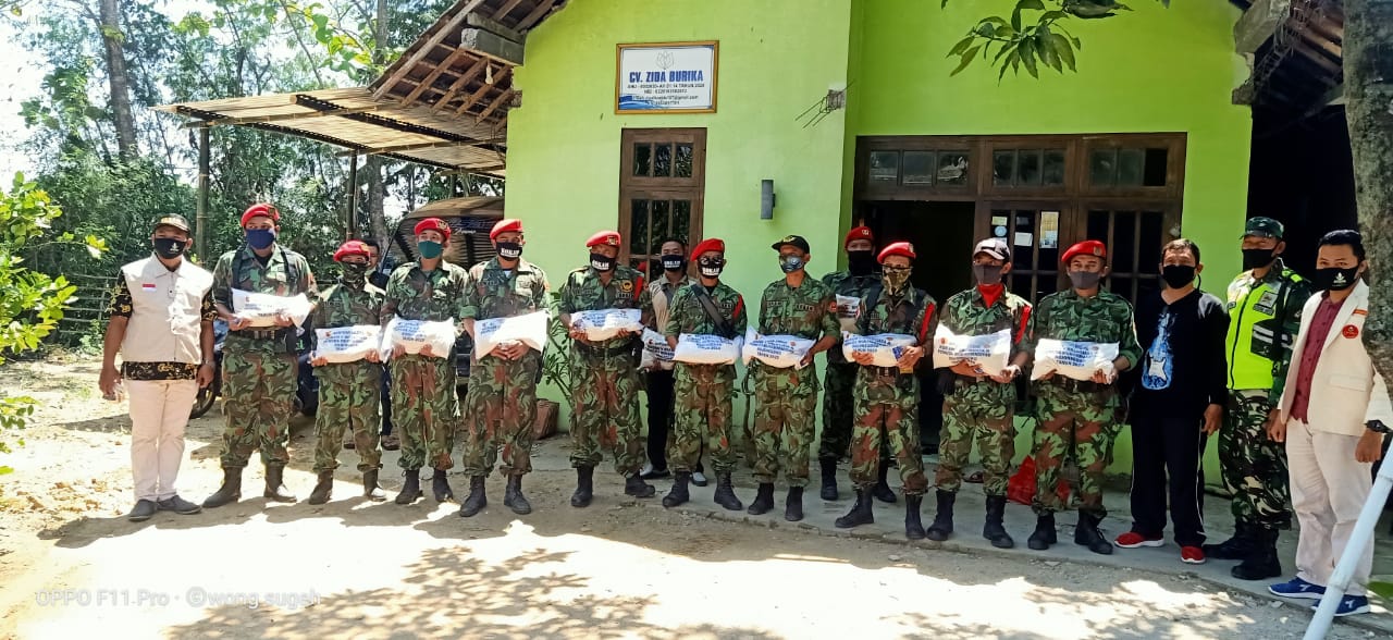 Bersama Kodam, PDPM Distribusikan Bantuan Covid