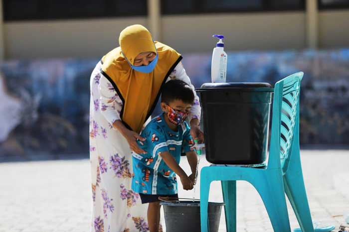 EMCL Kampanyekan Budaya Cuci Tangan di 4 Desa