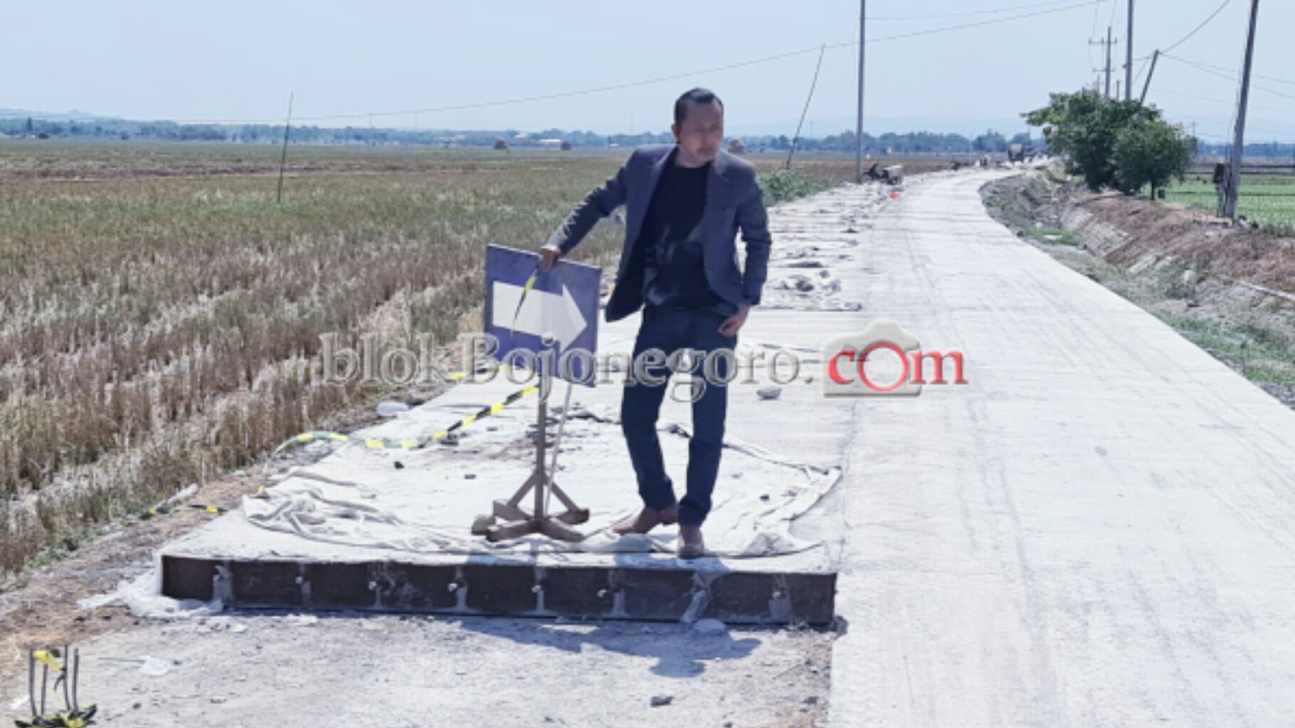 Umar: Kita Pantau Proyek Rigid Beton