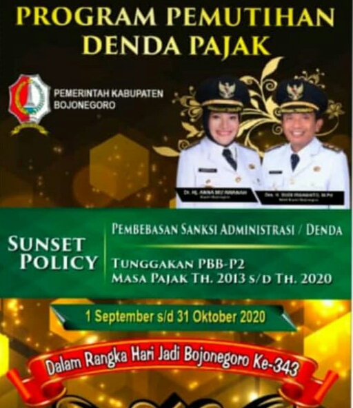 Bapenda Buka Sunset Policy PBB Hingga 31 Oktober 2020