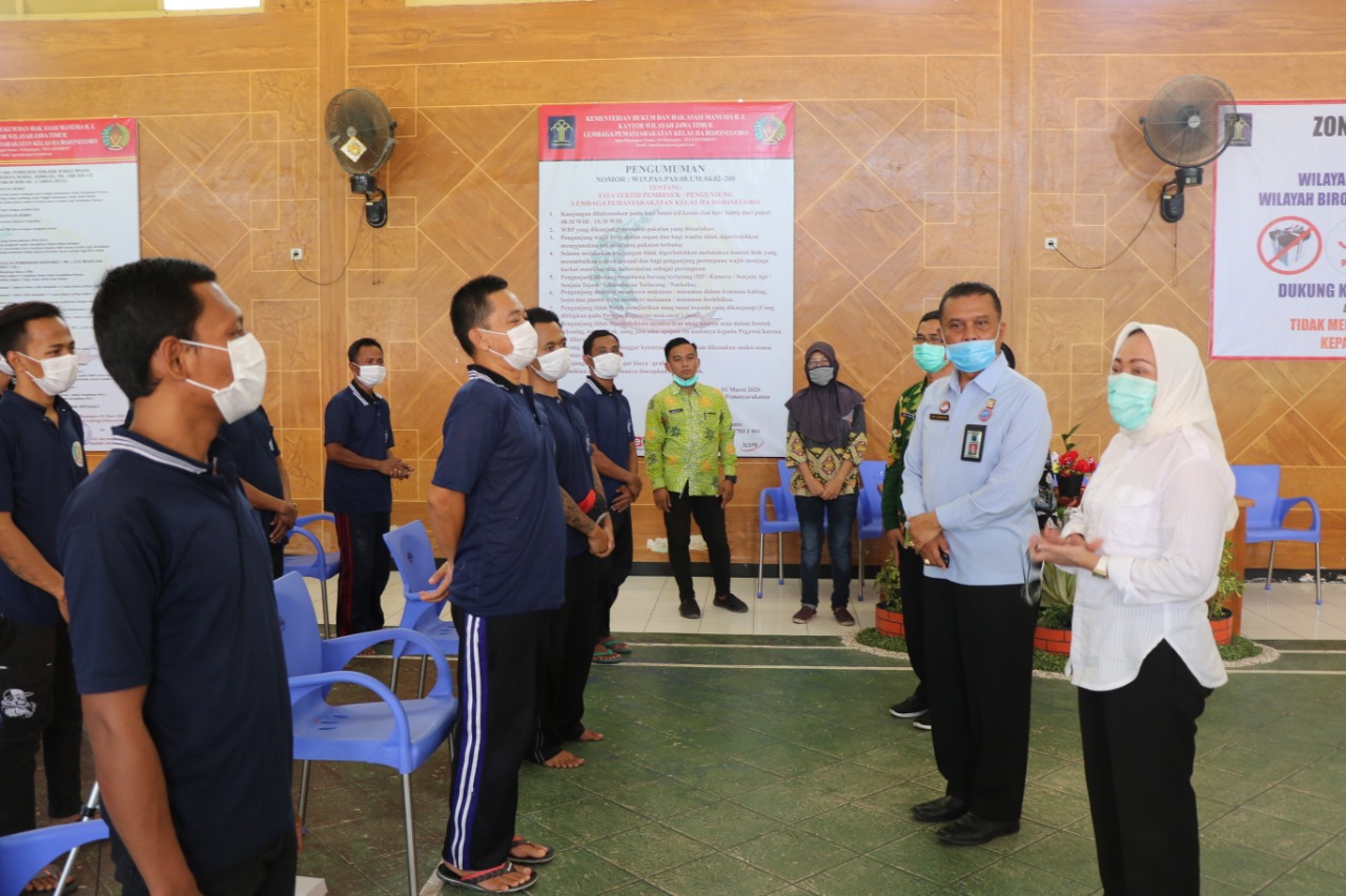 Warga Binaan Lapas Kelas II A Bojonegoro Diberikan Pelatihan Tehnik Hidroponik