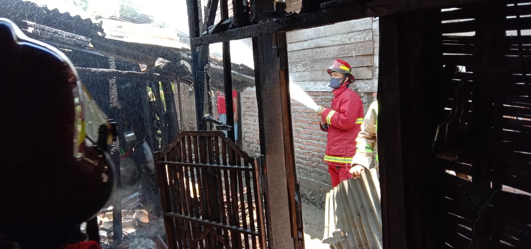 Dapur Warga di Desa Tanjungharjo Terbakar