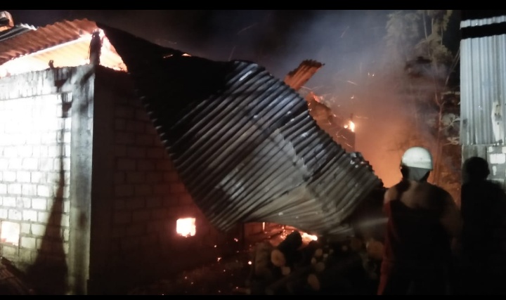 Gudang Oven di Panemon Terbakar, Kerugian Capai Rp45 Juta