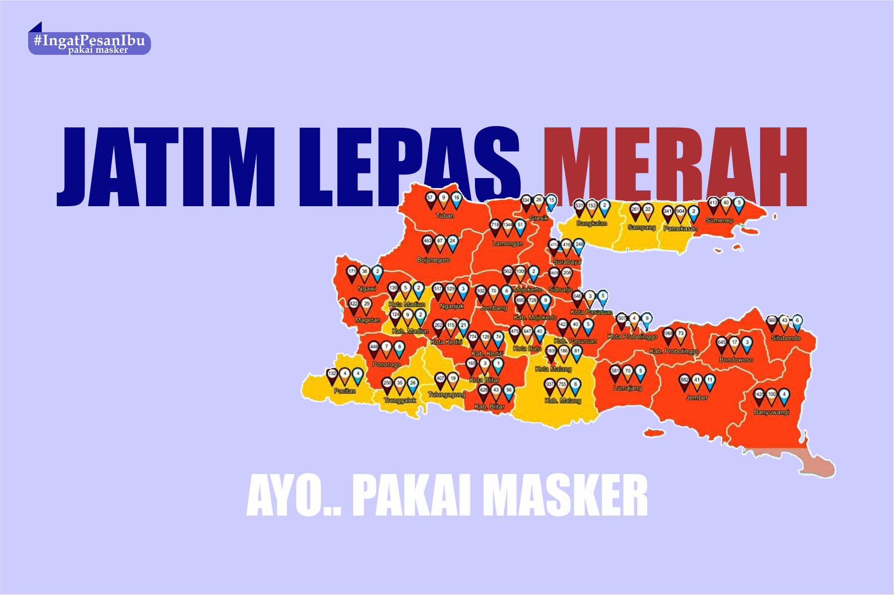 Jatim Lepas Merah