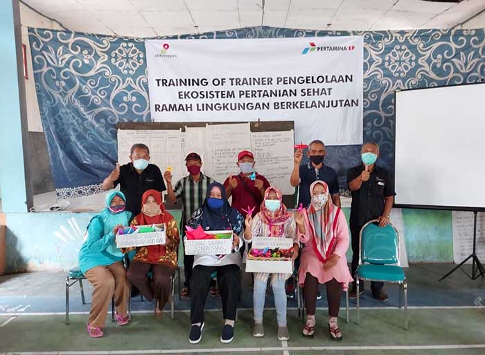 Pertamina EP Gelar Pelatihan untuk Bina Alam Sri di Desa Bajo