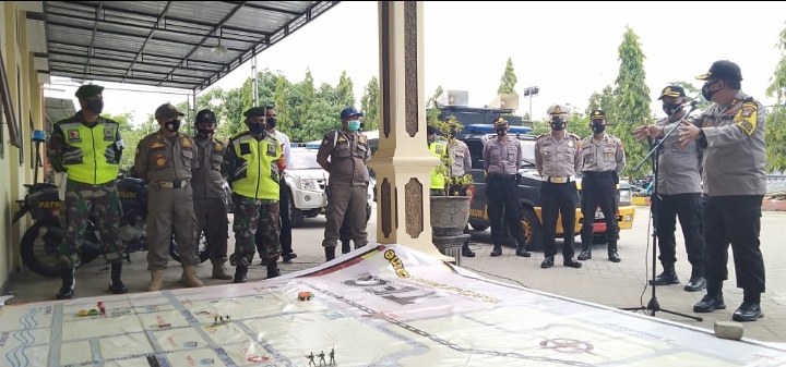 Untuk Harkamtibmas, Polres Bojonegoro Gelar Tactical Floor Game