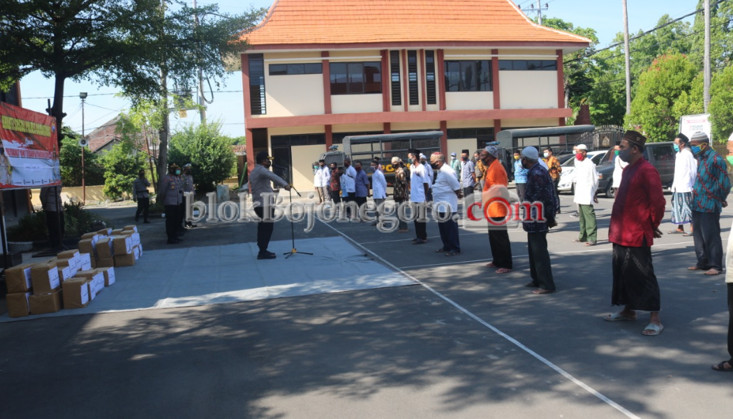 Polres Bojonegoro Semangati Marbot Terapkan Protokol Covid-19