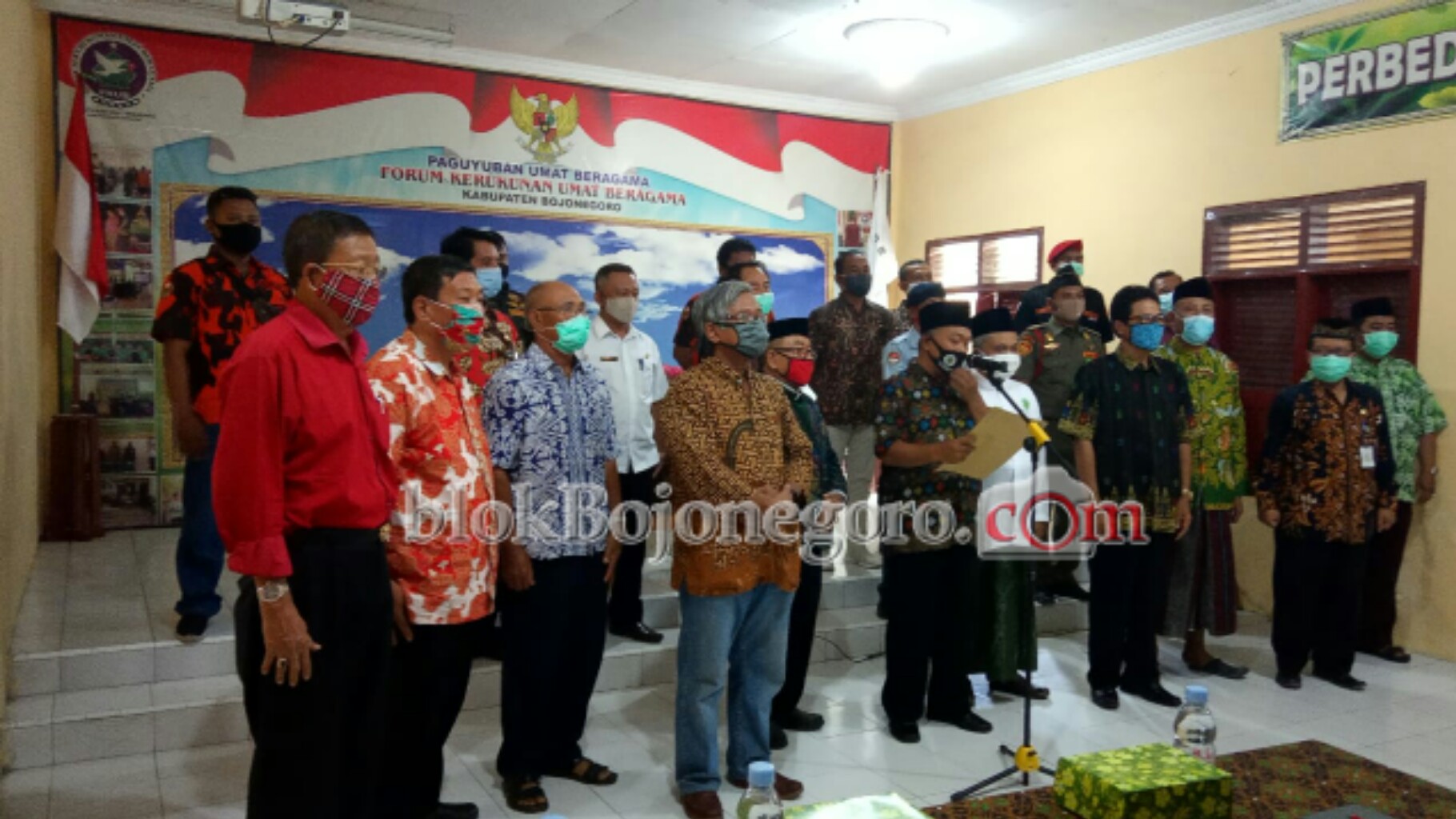 Hadiri Komitmen Jaga Kamtibmas, Elemen Masyarakat Terapkan Protokol Covid-19