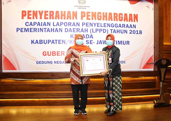 LPPD Bojonegoro Tahun 2018 Raih Status Kinerja Sangat Tinggi