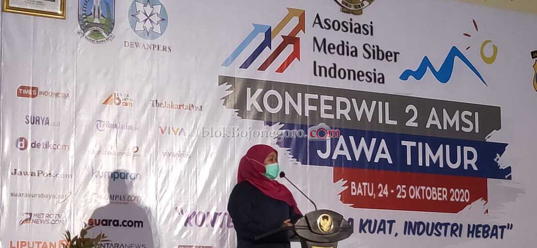 Gubernur Khofifah Resmi Membuka Konferwil 2 AMSI Jatim