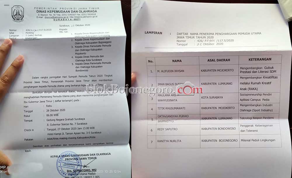 Ranitya Nurlita Asal Bojonegoro, Menang di Pemuda Utama Jatim 2020