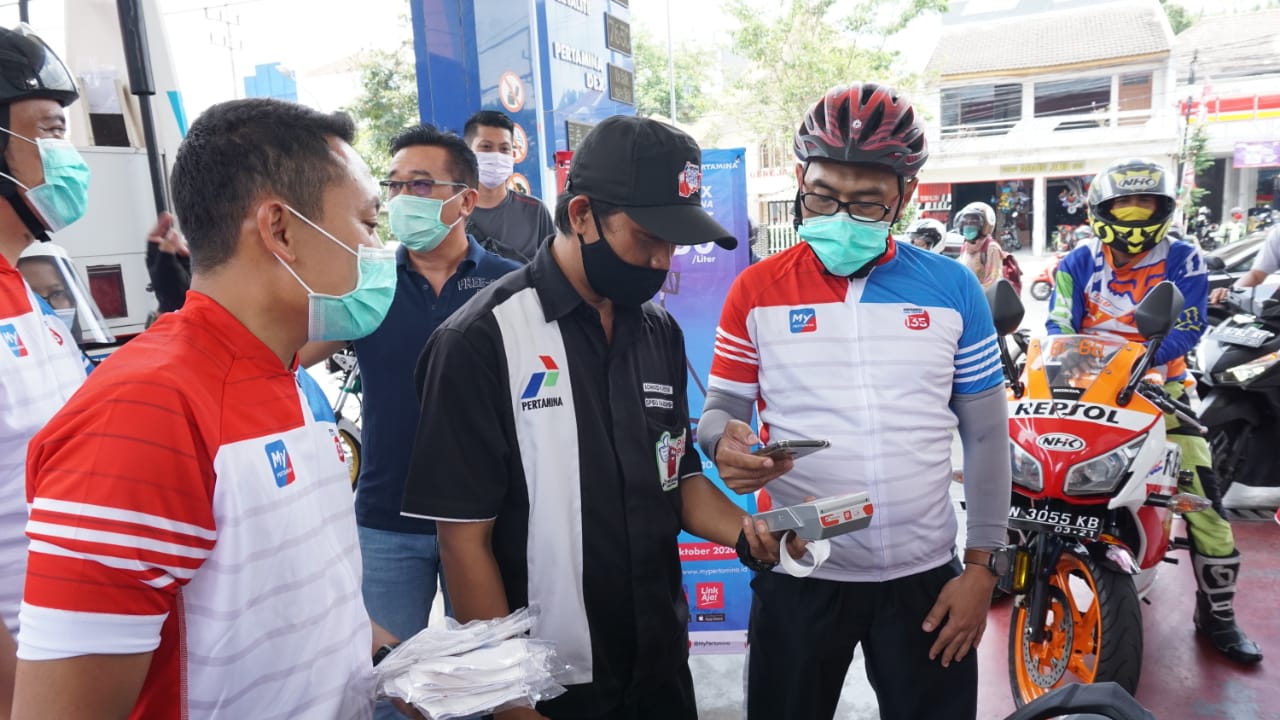 EGM Pertamina Cek Contactless Payment di SPBU Saat Pandemi