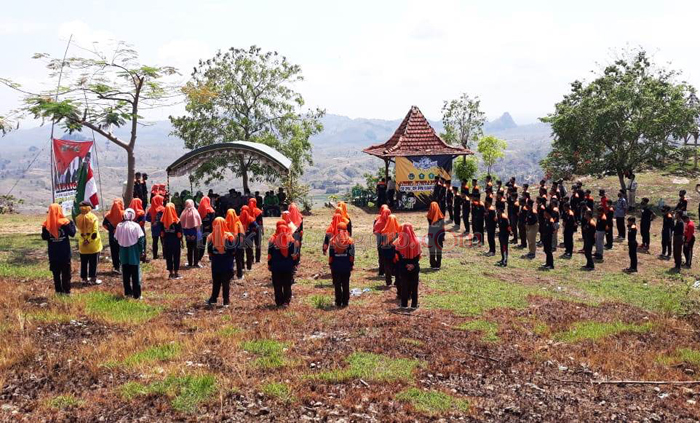 Ada yang Berbeda, Apel Kebangsaan Sumpah Pemuda di Atas Angin