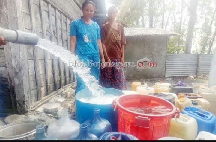 Meski Sudah Hujan, BPBD Tetap Salurkan Air Bersih