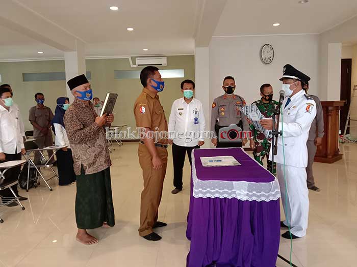 Pelantikan Perades Se Kecamatan Dander digelar Serentak Hari ini