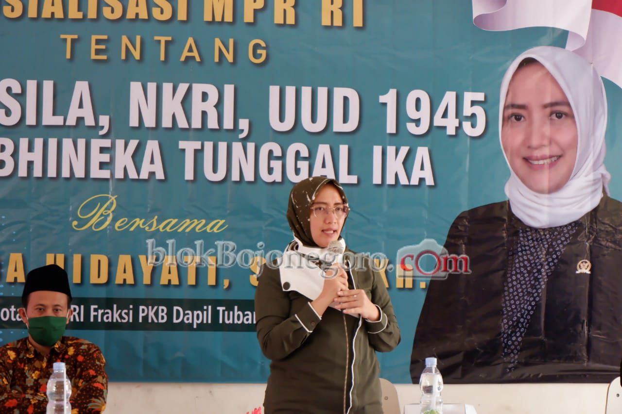 Farida Hidayati Sosialisasikan Empat Pilar Kebangsaan di Ponpes Mifathul Hikmah