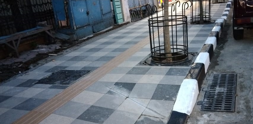 Dipasang Grill, Air Lancar Masuk Saluran dan Aman Bagi Pengguna Jalan