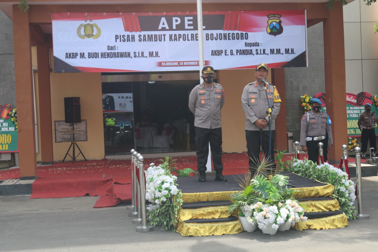 AKBP Eva Guna Pandia Resmi Jabat Kapolres Bojonegoro