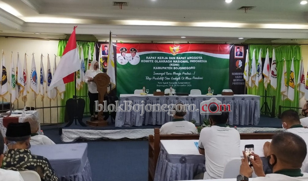 Begini Harapan Bupati Bojonegoro pada Pembukaan Raker KONI