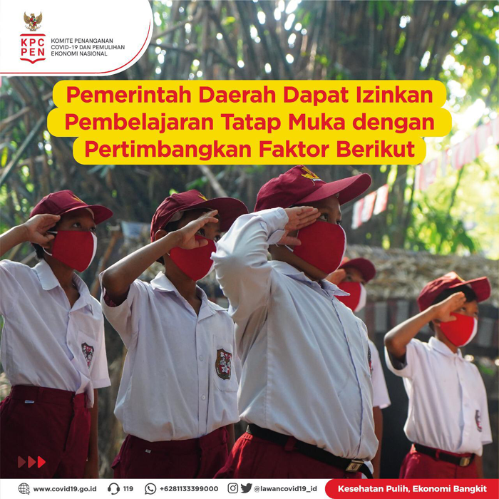 Pemda Boleh Buka Pembelajaran Tatap Muka, Asal .....