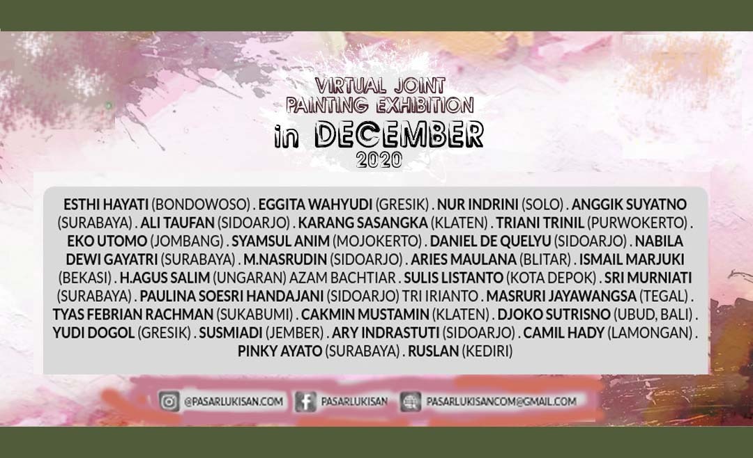 Pameran Virtual Bulan Desember, dari 30 Perupa untuk Indonesia