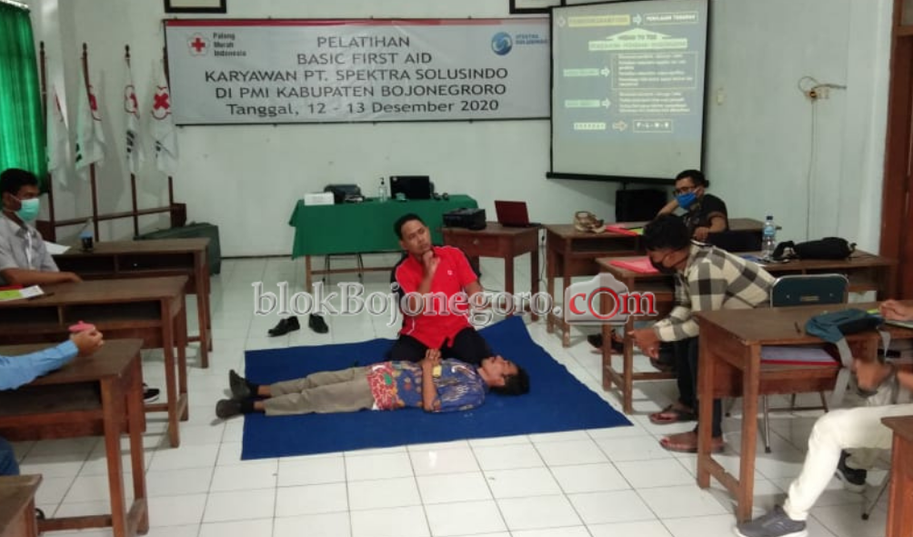 PMI Bojonegoro Berikan Pelatihan Dasar Pertolongan Pertama