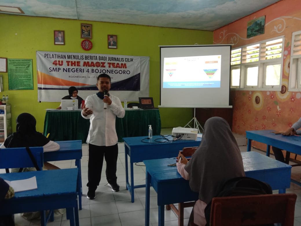 Asah Bakat dan Minat, SMP Negeri 4 Berikan Pelatihan Jurnalistik
