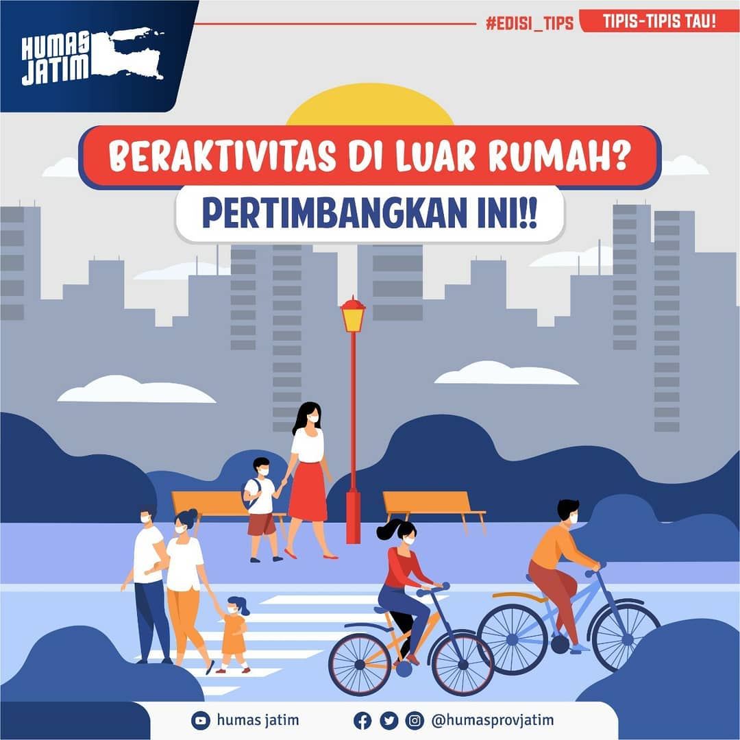 Apabila Beraktivitas di Luar Rumah, Pertimbangkan Ini