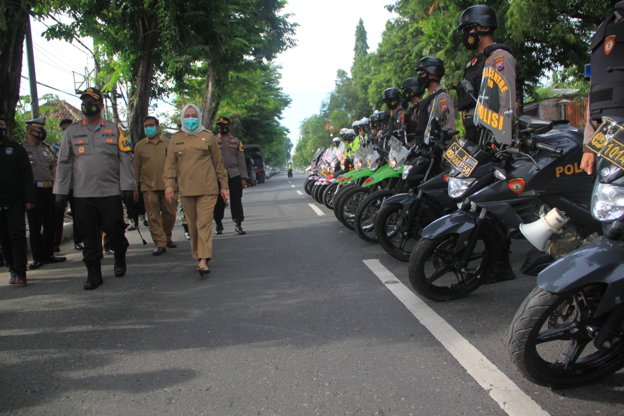 Jelang Nataru Polres Bojonegoro Gelar Apel Pasukan Operasi Lilin Semeru 2020