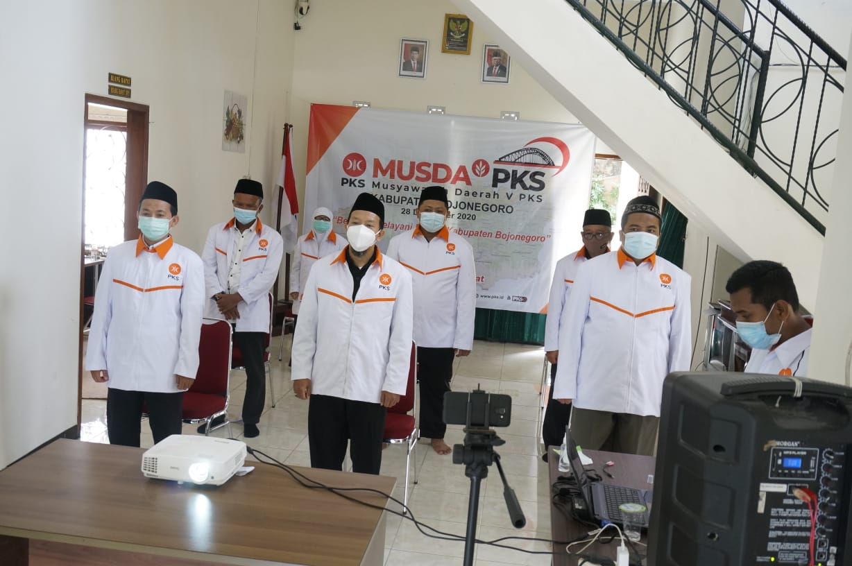 Virtual, Hasil Musda Driarso Pimpin PKS Bojonegoro 5 Tahun Kedepan