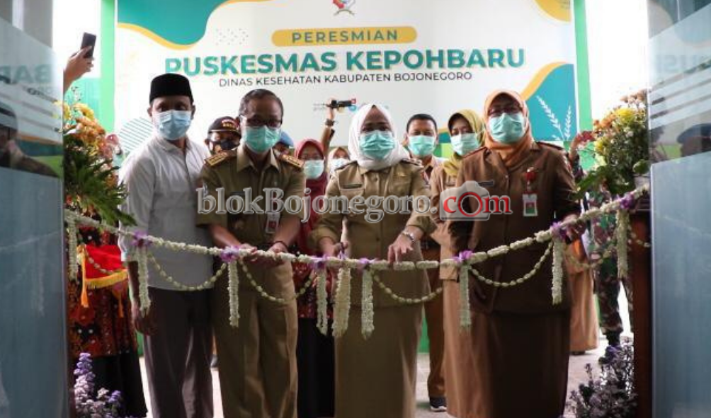 Bupati Resmikan Gedung Baru Puskesmas Kepohbaru