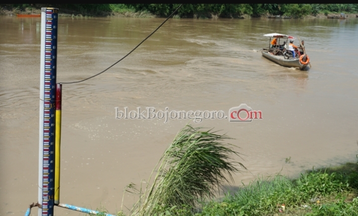 Sempat Siaga Hijau, TMA Bengawan Solo Mulai Surut