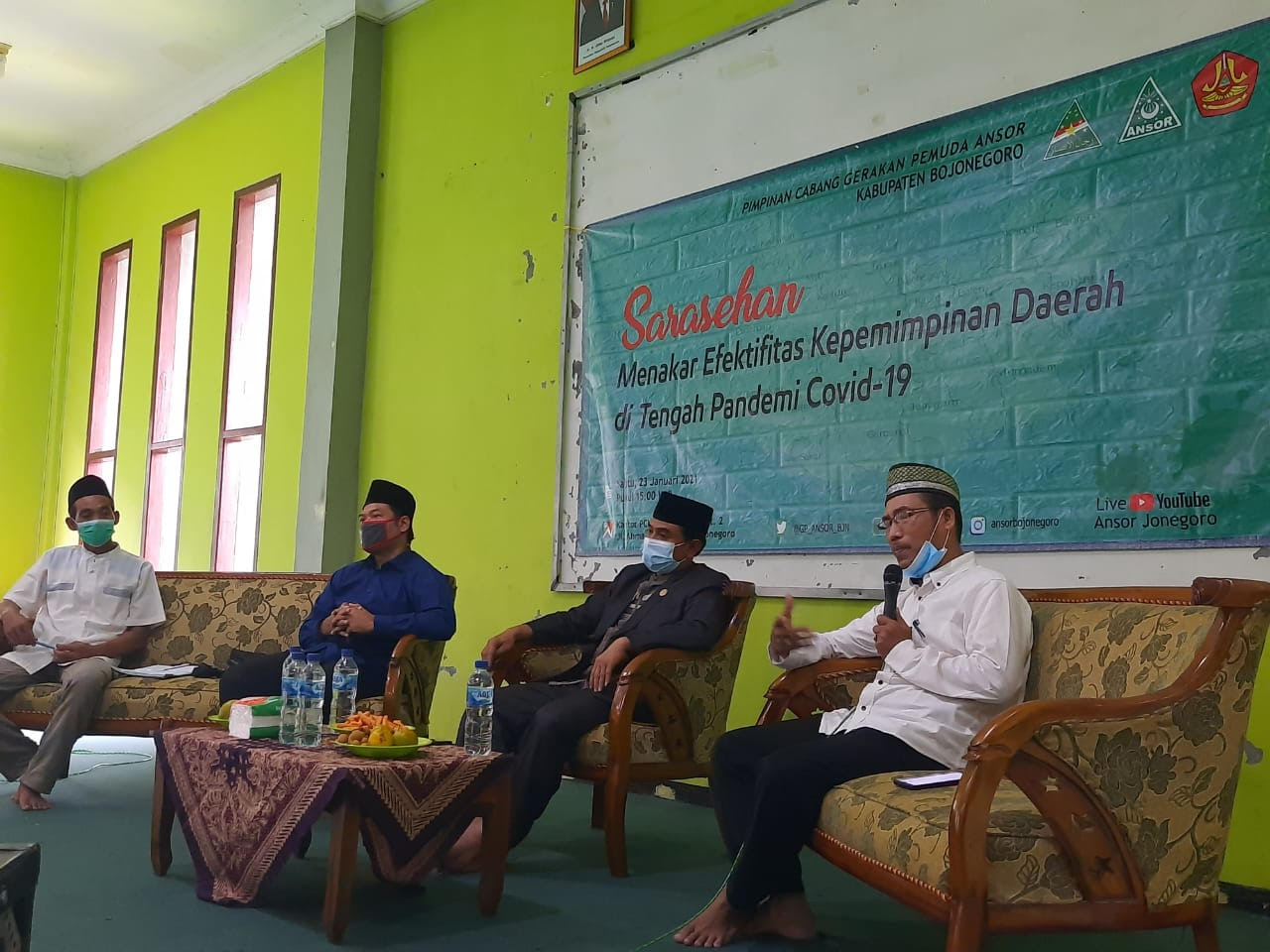 Sarasehan Ansor, Pemimpin Bojonegoro Harus Harmonis Hadapi Pandemi