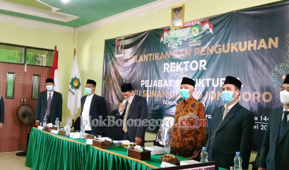 Rektor UNUGIRI Resmi Dilantik Ketum PBNU Secara Virtual