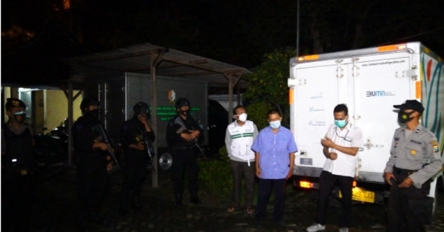 Polres Bojonegoro Kawal 3.680 Vial Vaksin Covid-19