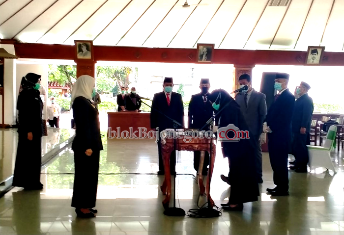 Bupati Bojonegoro Lantik 15 Pejabat