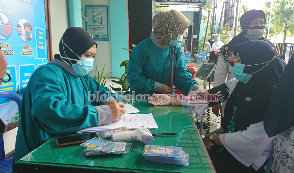 Sejak Kemarin, Puskemas Wisma Indah Mulai Laksanakan Vaksinasi