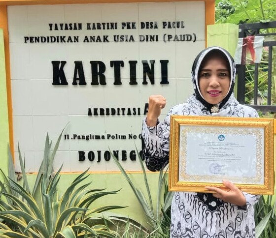 Guru TK ini, Selama 2020 Mendapat 8 Prestasi