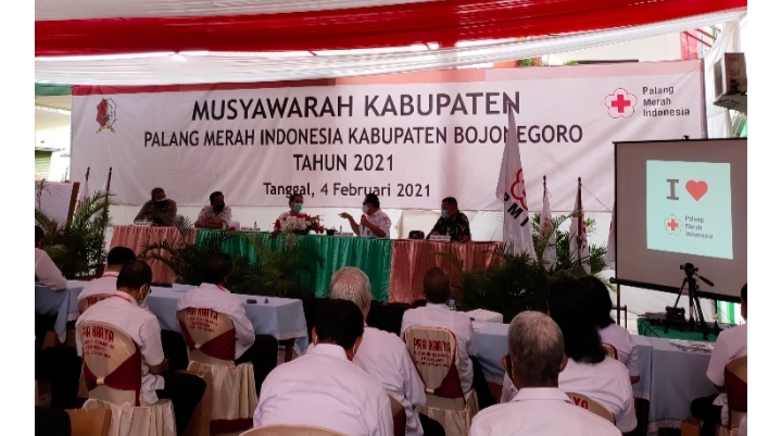 PMI Bojonegoro Gelar Muskab Evaluasi Kinerja Pengurus