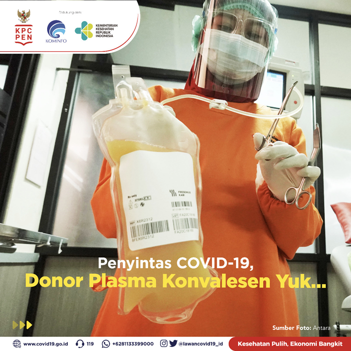 Penyintas Covid-19 Yuks Donor Plasma Konvalesen
