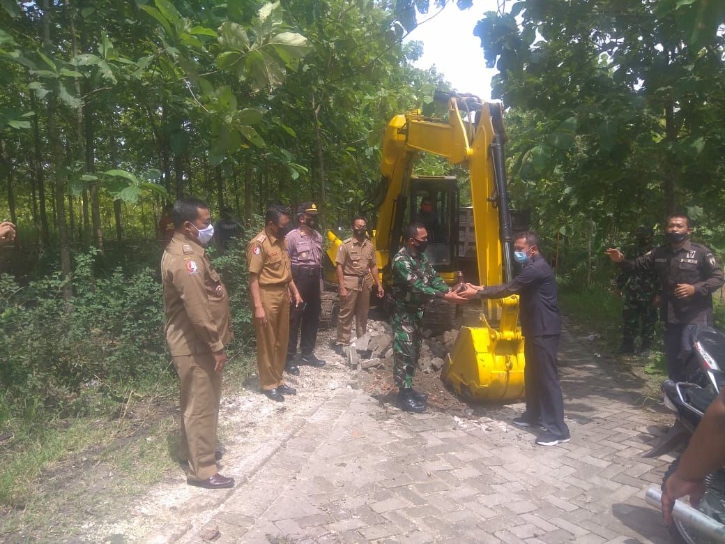 Program TMMD Ke-110 Disambut Baik Pemdes Ngrancang