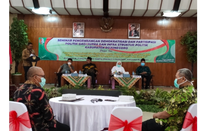 Harmonisasi Pembangunan, Bakesbangpol Bojonegoro Gelar Seminar