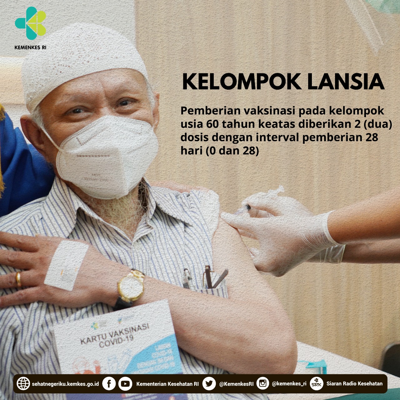 Kelompok Lansia Bisa Divaksin