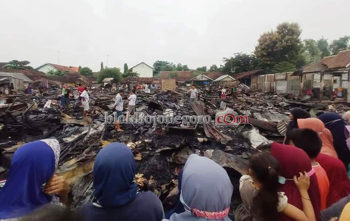 Penyebab Kebakaran Pasar Kepoh Diduga Korsleting Listrik, Kerugian Rp3,25 M